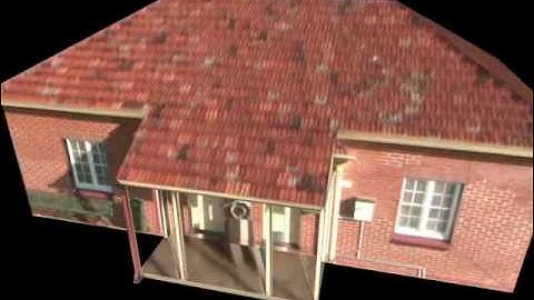 House model created with VideoTrace