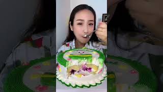 ASMR Creamy Cake Dessert Mukbang 🍰(Eating Sounds) 무스 케이크 먹방