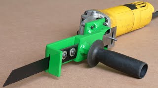 Angle Grinder HACK - Making A Reciprocating Saw From Angle Grinder | DIY