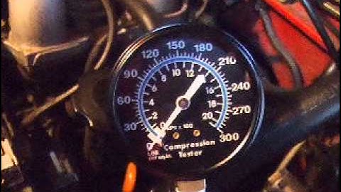 1990 rx7 Compression Test. Rear Rotor