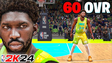 Winning With REC RANDOMS On A 60 OVERALL BUILD In NBA 2K24!