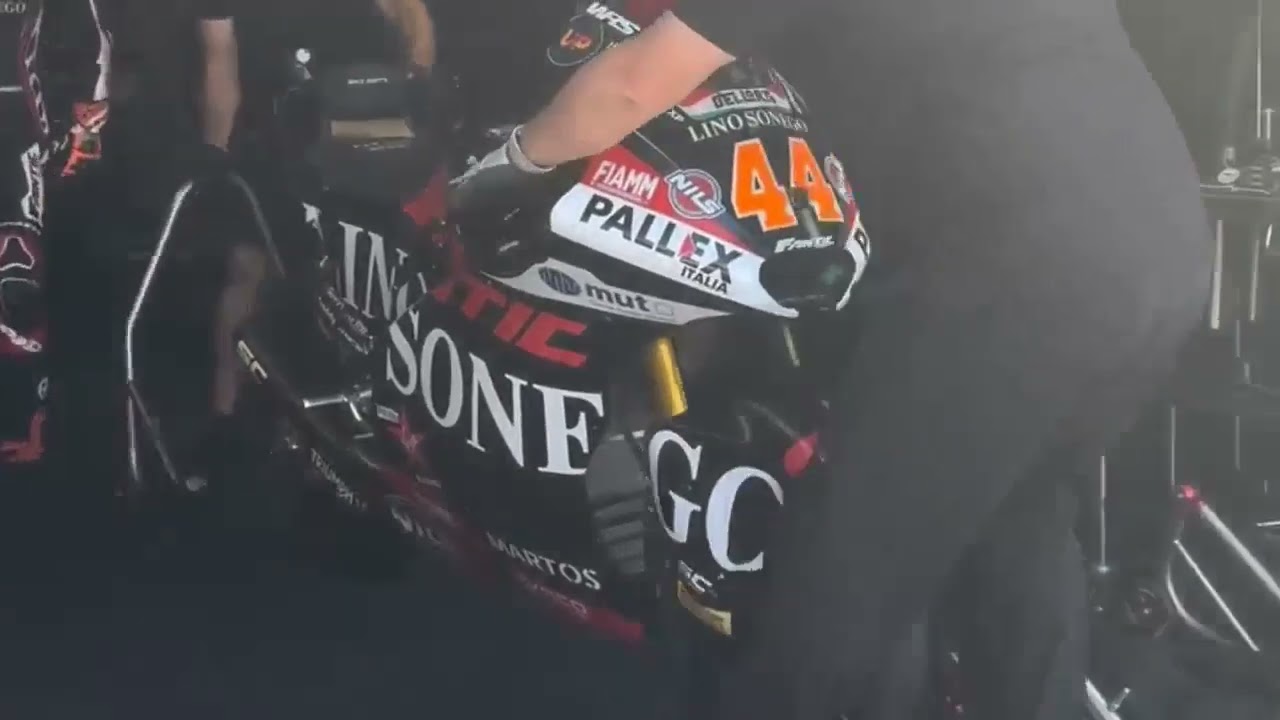 Practice  moto2 Misano GP 2025 Celestino Vietti  set the pace