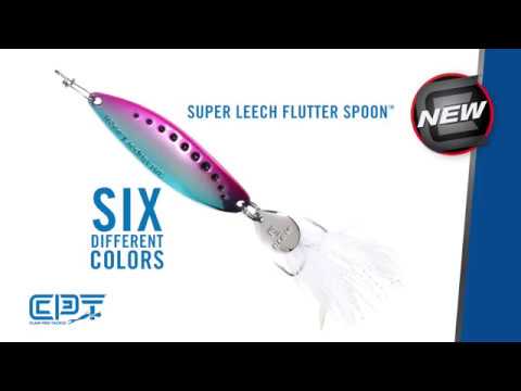 Super Leech Flutter Spoon – Best Big Spoon for Big Fish – Clam Pro