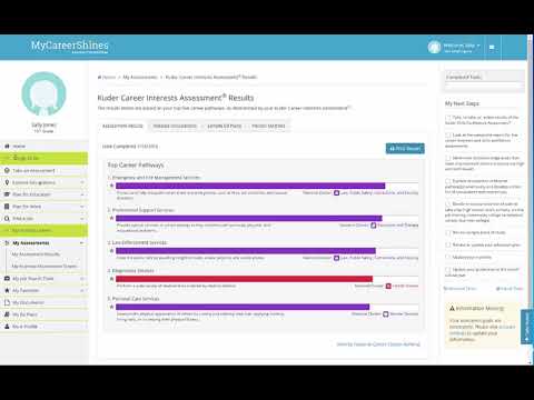 MyCareerShines Navigator: Take an Assessment