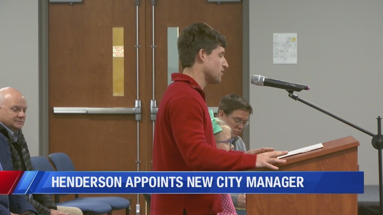 Henderson announces new city manager - YouTube