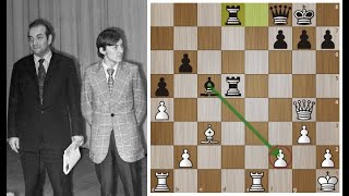 В.Корчной-А.Карпов: Открытая линия + Цейтнот = Победа! Шахматы.