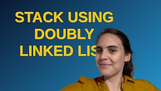 Codereview: Stack using doubly linked list