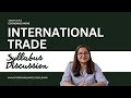 2026 Sem 6 | International Trade | BA Hons Economics | Syllabus Discussion | Delhi University