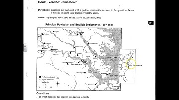 Overview and Hook Exercise for Jamestown Mini-Q
