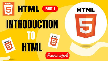 Introduction To HTML  - 01  Web Development Tutorial in Sinhala | What is HTML? | Frontend Coder SL