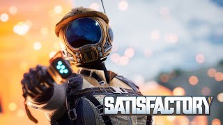 СТРИМ SATISFACTORY. СТРОИМ ЗАВОД