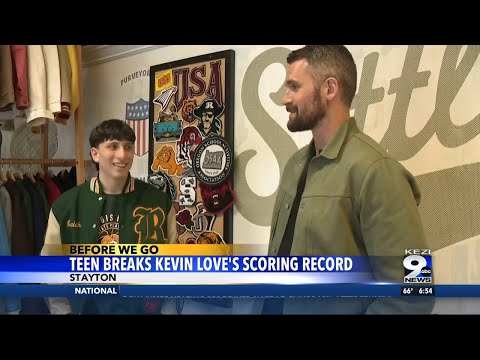 Stayton High Schooler breaks Kevin Love's scoring record