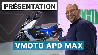 EICMA 2023 : Vmoto APD Max, un magnifique maxi-scooter électrique qui en veut au BMW CE 04