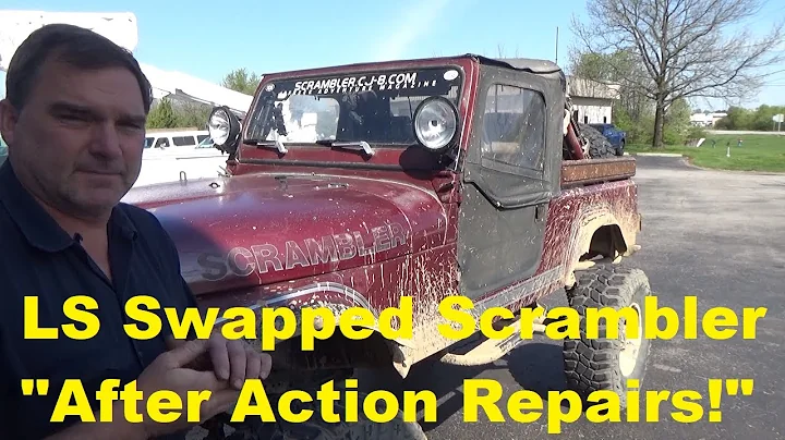 LS Swapped Jeep Scrambler Off-Roader "Post Water Crossing" issues! Bearing MAINTANENCE!