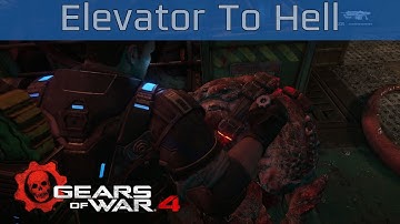 Gears of War 4 - Act #3 (Chapter #5): Elevator to Hell Walkthrough [HD 1080P]