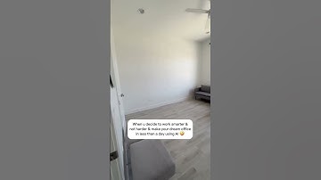 Work smarter not harder 🤪 #ai #roommakeover #officeinspo #transformation #shopdeft