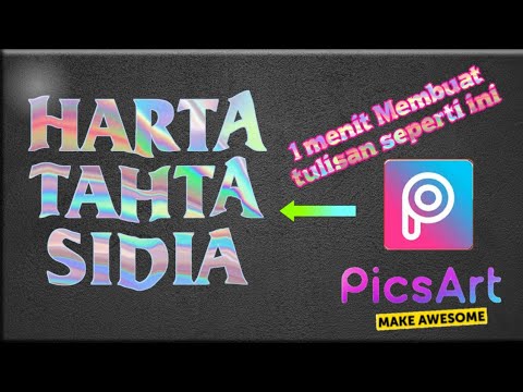 Cara Membuat Tulisan Hologram Harta Tahta Kamu Di Android Yang Lagi Viral Ditiktok Youtube