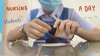 Vlog 9 | 1 วันกับนิสิตพยาบาลบนวอร์ด👩🏻‍⚕️| A day in my life of nursing students