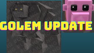 Roblox islands GOLEM UPDATE LEAKS +SECRET UPDATE