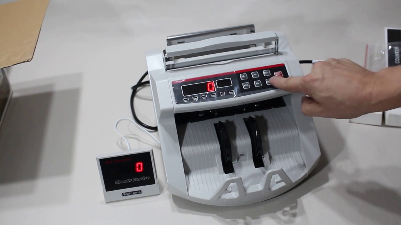 Máquina contadora de billetes Om. Sistema UV y MG. OM-06E. 
