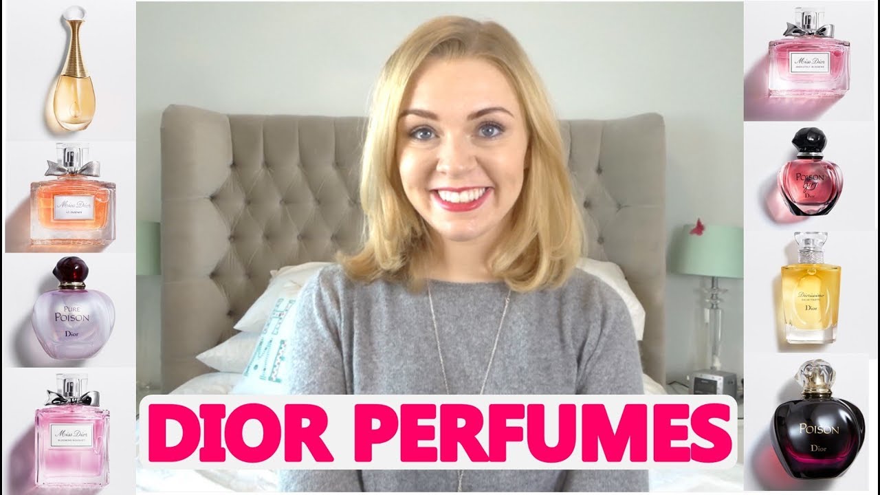 EVERY DIOR PERFUME!, THE DIOR PERFUME RANGE