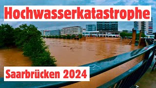 JAHRHUNDERT - HOCHWASSER in Deutschland: Walking Tour durch das Hochwassergebiet in Saarbrücken 5,3K