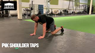 Shoulder Taps 4 Point Stance