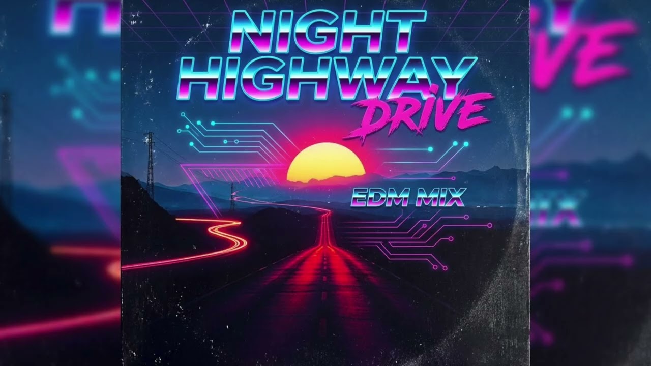 Night Highway Drive 🌌 | Progressive & Melodic EDM for Focus, Speed & Flow