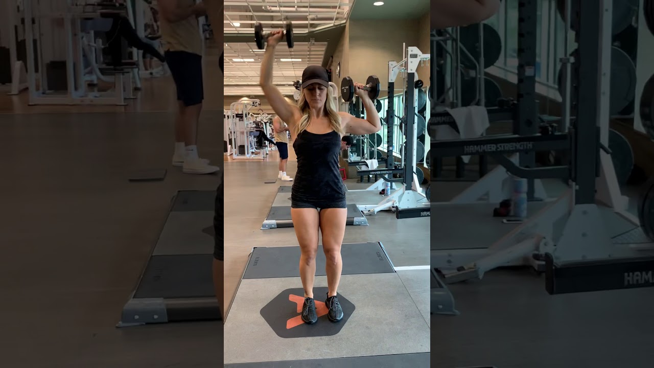 DB iso shoulder press