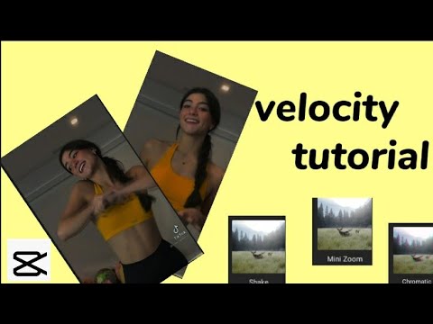 velocity editing tutorial easy with zooming, shake and glitch effect  editing tutorial #capcut