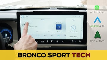Sync 4 in the Ford Bronco Sport | Apple CarPlay, Android Auto and more! (2025 model)