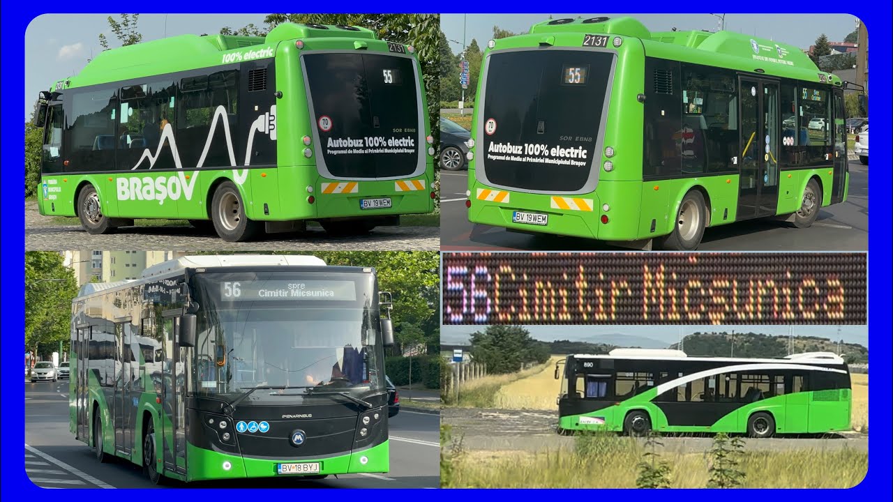 NOILE LINII RATBV 55 ȘI 56 DIN BRAȘOV