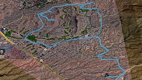 Bike Ride Around Gold Canyon  with Explanation 02/...