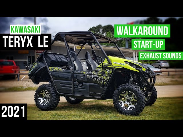 2021 Kawasaki Teryx LE Walkaround + Exhaust Sound | 800 cc V-Twin