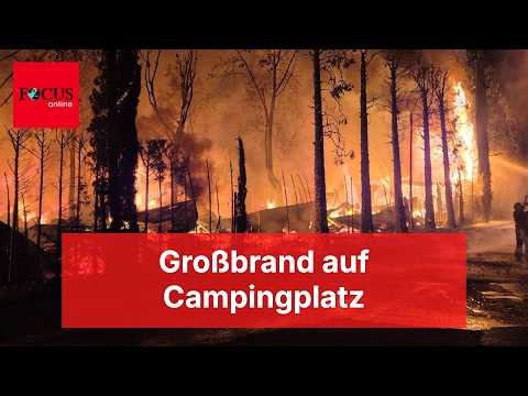 Multiple Injuries in Fire at 5-Star Campsite on Lake Garda