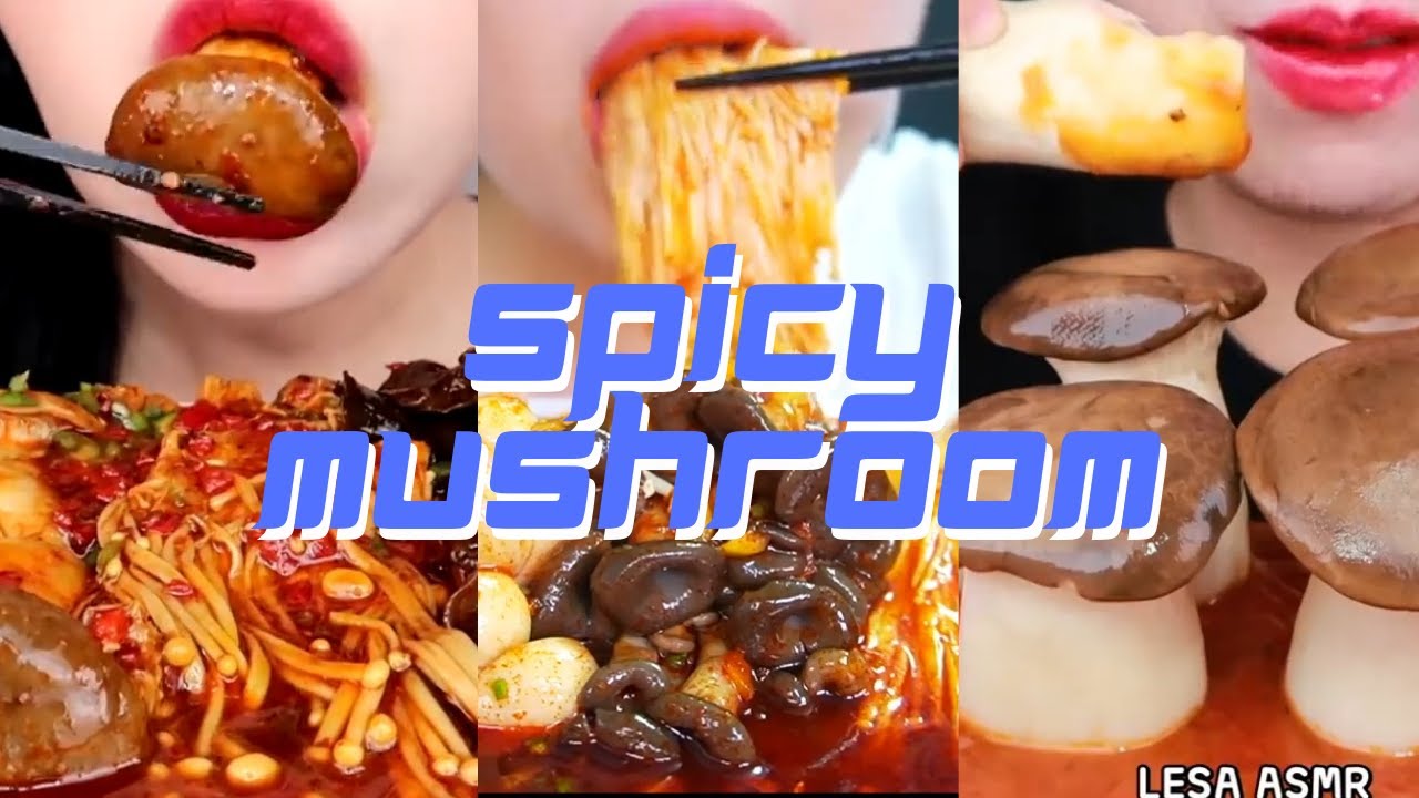 TOP SPICY MUSHROOMS MUKBANG/ASMR COMPILATION 2021 S EATS 2021 YouTube
