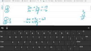 Alice's Video Lesson - Systems of Equations; Elimination Method