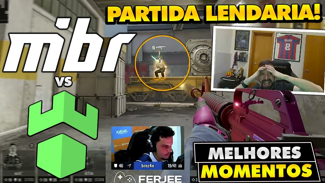 A PARTIDA MAIS INSANA DO ANO! SHOW DE CS! Melhores Momentos: IMPERIAL vs MIBR - FERJEE RUSH