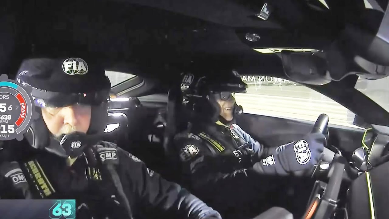 Maylander is smiling while doing his job