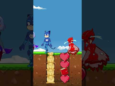 What Would You Choose If You're AMAYA: LOVE or GIVE UP ?#animation #funny #shorts#pjmask