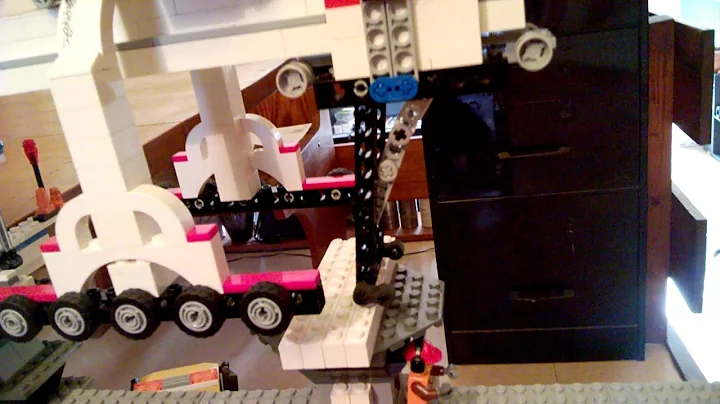 LEGO Bridge girder  érections SLJ 900 en action