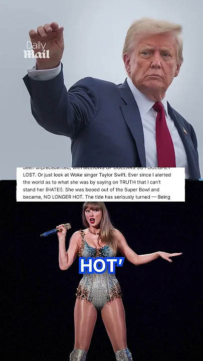 Trump praises Sydney Sweeney’s ‘hot’ ad but slams ‘woke’ Taylor Swift in Truth Social rant