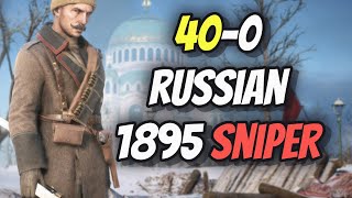 Battlefield1 Tsaritsyn Russian 1895 Sniper 40-0