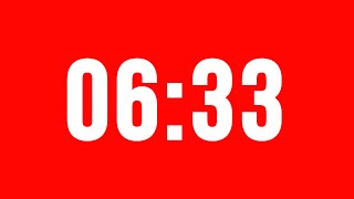 6 Minute 33 Second Timer With Alarm Without Music