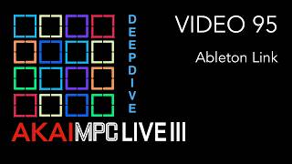 AKAI MPC LIVE III Video 95 - Ableton Link