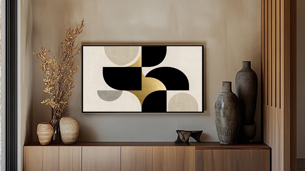 TV Art Screensaver Modern Art | 4K Fine Art for your TV | Line Art | Vintage Art TV Background