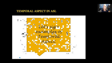Temporal Aspect in ASL