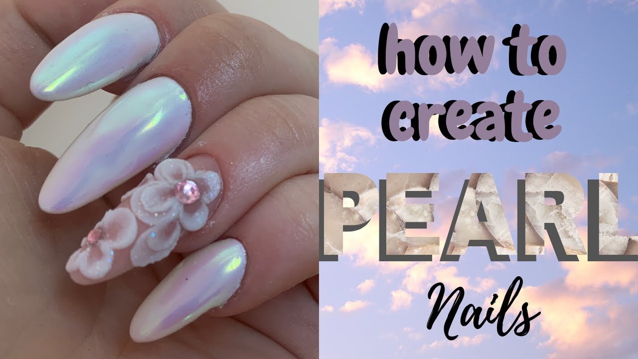 PEARL NAILS effect tutorial, technique that DOESN'T CHIP OFF!