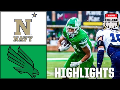 Navy Midshipmen vs. North Texas Mean Green | Full Game Highlights | ESPN College Football