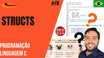 Tutorial Structs - o que é struct? [Exemplo Prático Dev C++] Structs Linguagem C